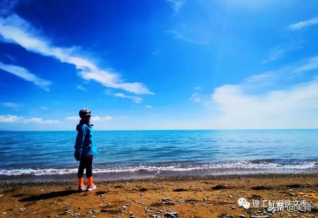 360公里公司-父女自行车青海湖旅行